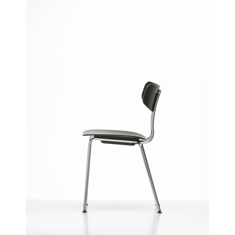 Vitra Moca chair, dark stained oak - chrome | One52 Furniture