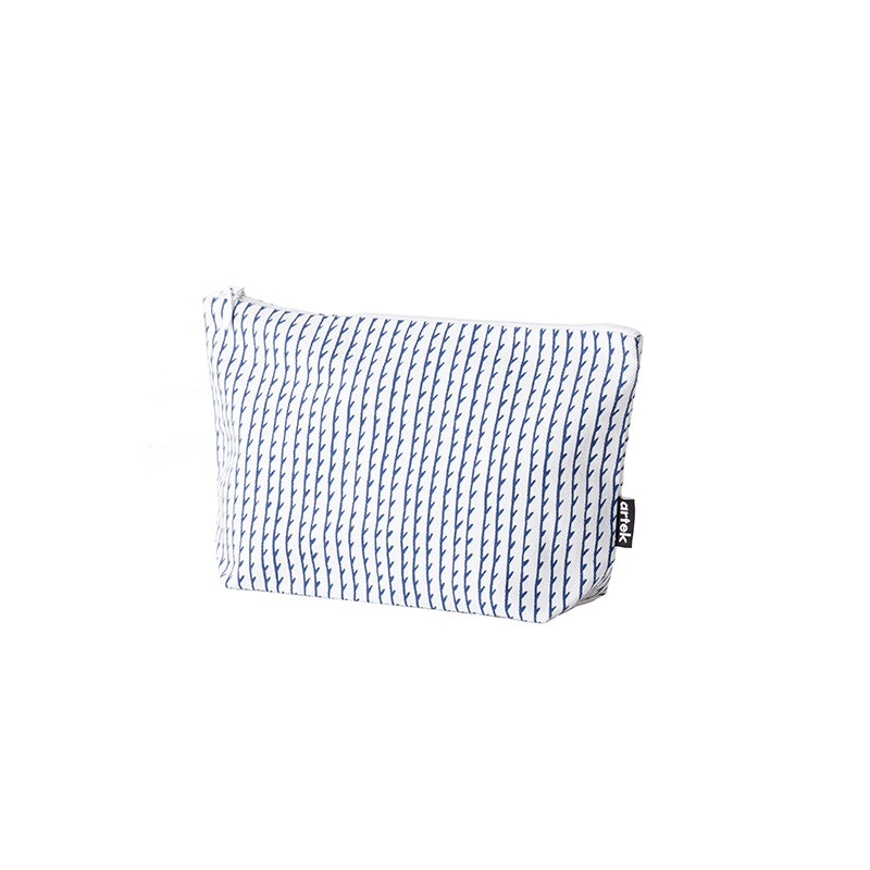 Artek|Toiletry & makeup bags|Rivi pouch, small, white - blue
