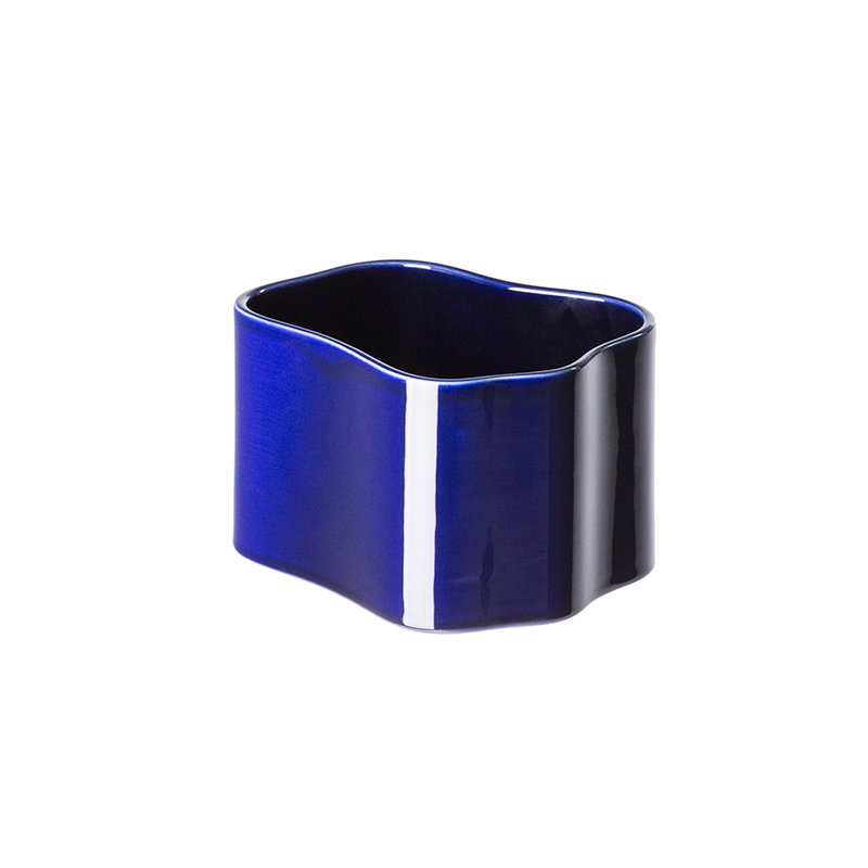 Artek|Indoor gardening, Planters & plant pots|Riihitie plant pot B, small, blue gloss