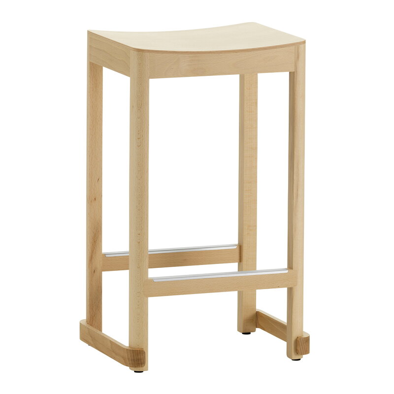 Artek|Bar stools & chairs, Chairs|Atelier bar stool, 65 cm, lacquered beech