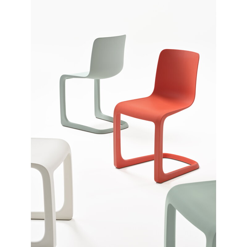 Vitra EVO-C chair, poppy red | One52 Furniture