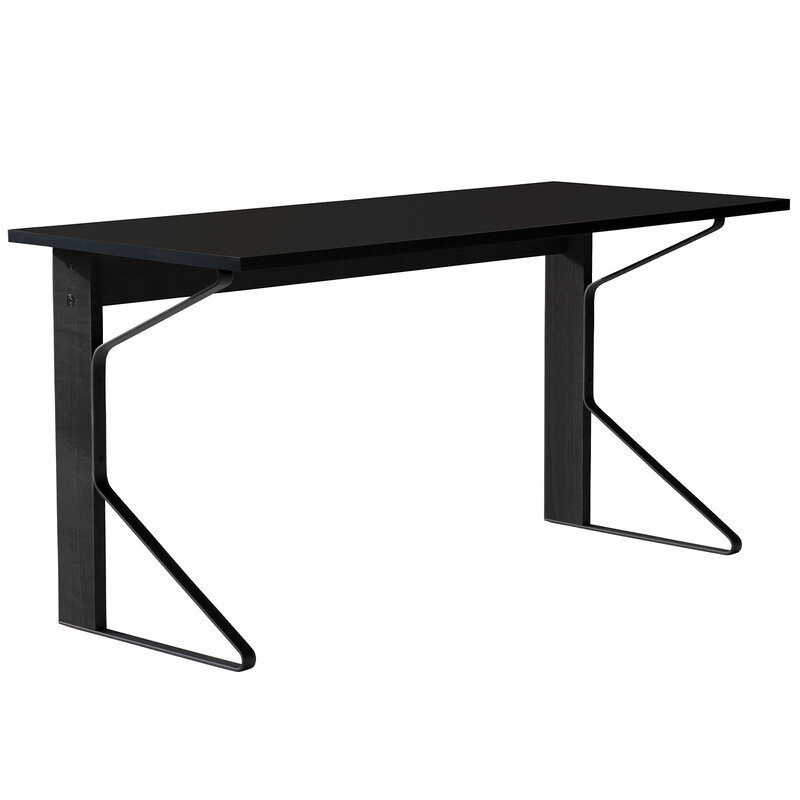 Artek|Desks|Kaari desk REB 005, black laminate - black oak