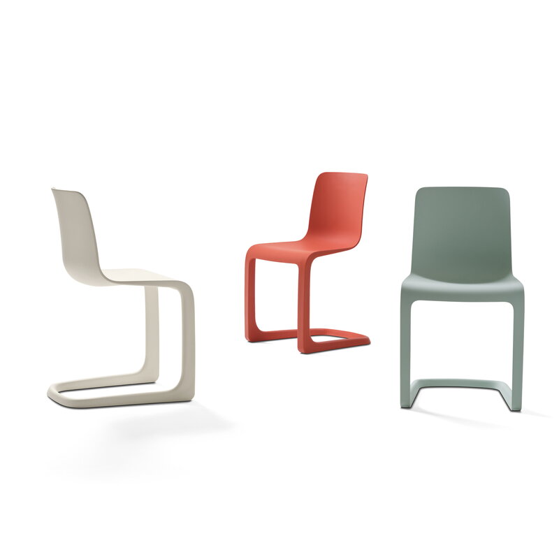 Vitra EVO-C chair, poppy red | One52 Furniture