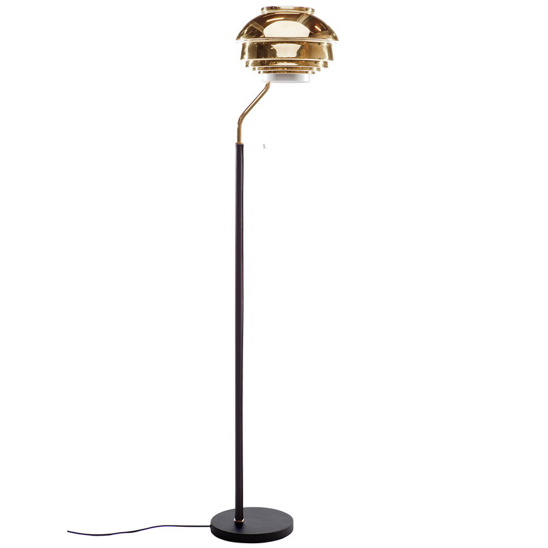 Artek|Floor lamps|Aalto floor lamp A808, brass
