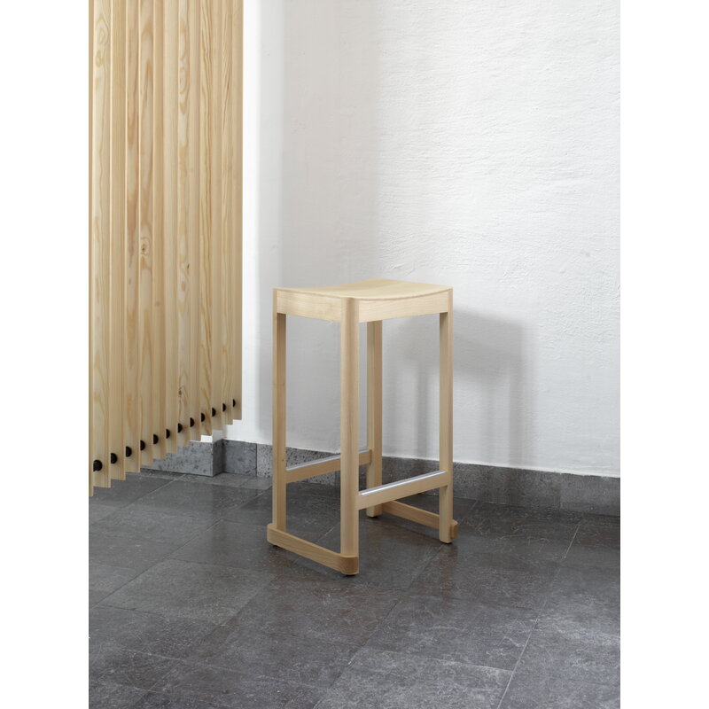 Artek|Bar stools & chairs, Chairs|Atelier bar stool, 65 cm, dark red