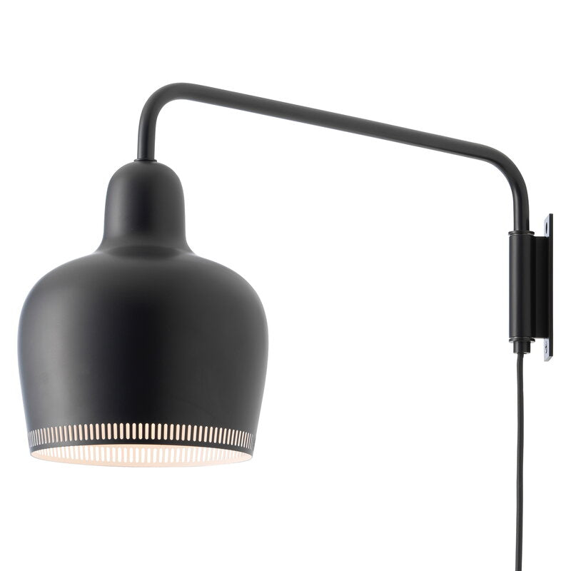 Artek|Wall lamps|Aalto wall lamp A330S "Golden Bell", black