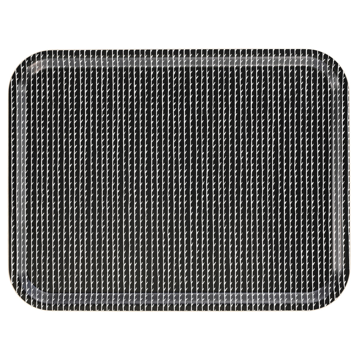 Rivi tray, 43 x 33 cm, black - white