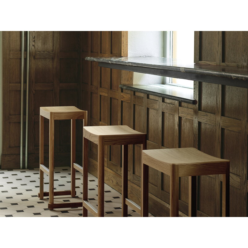 Artek|Bar stools & chairs, Chairs|Atelier bar stool, 75 cm, dark red