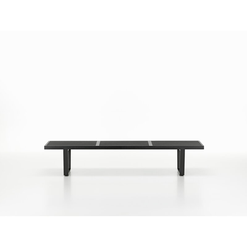 Vitra Nelson bench, long, black ash | One52 Furniture