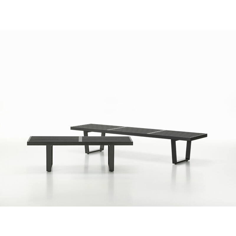 Vitra Nelson bench, short, black ash | One52 Furniture