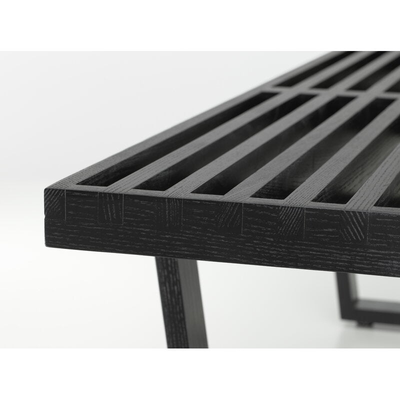 Vitra Nelson bench, short, black ash | One52 Furniture