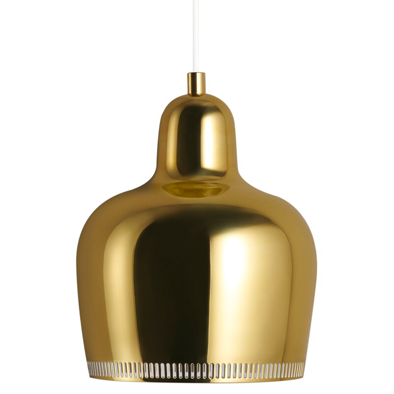 Artek|Ceiling lamps, Pendant lamps|Aalto pendant A330S "Golden Bell", brass