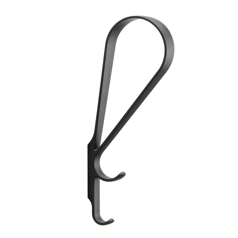 Artek|Coat racks & hangers, Wall hooks|Tupla wall hook, black