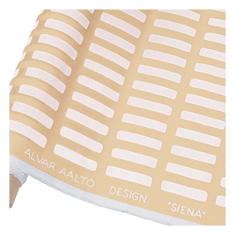 Artek|Artek fabrics, Fabrics|Siena acrylic coated fabric, 145 x 300 cm, sand - white