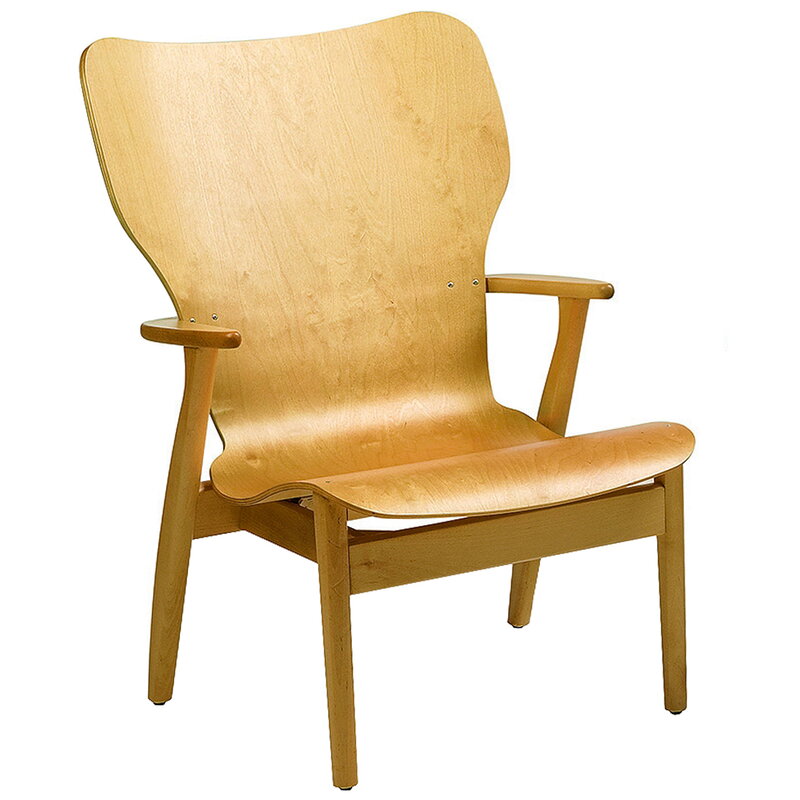 Artek|Armchairs & lounge chairs, Chairs|Domus lounge chair, stained honey