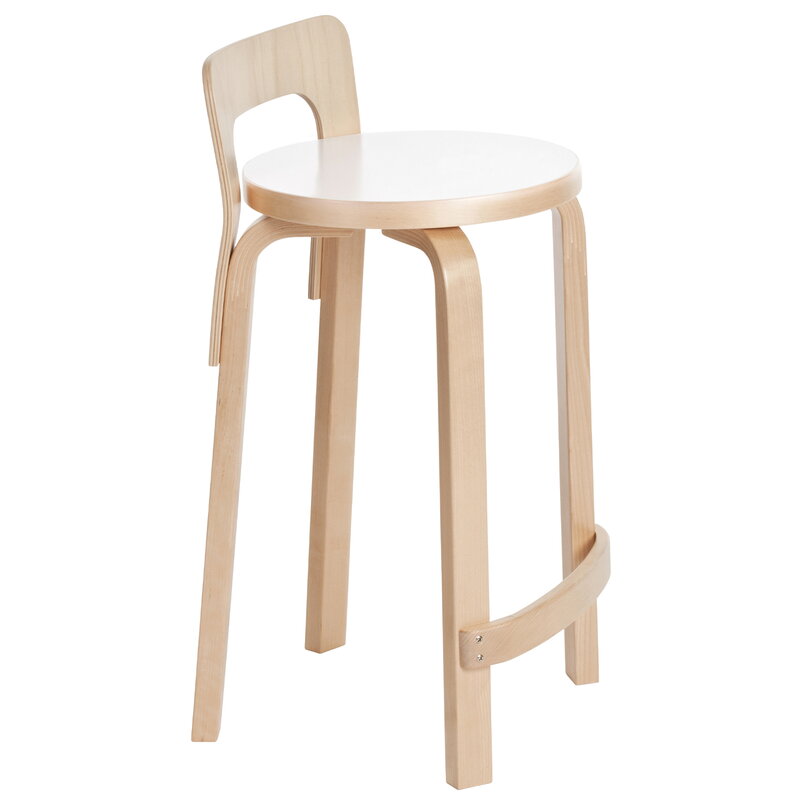Artek|Bar stools & chairs, Chairs|Aalto high chair K65, white laminate