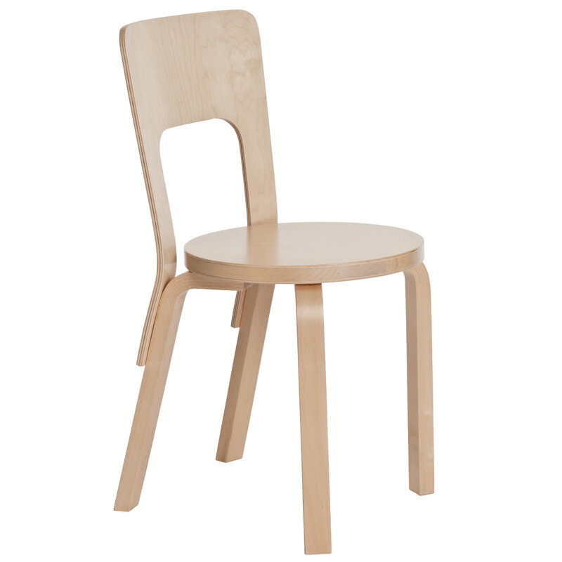 Artek|Chairs, Dining chairs|Aalto chair 66, birch