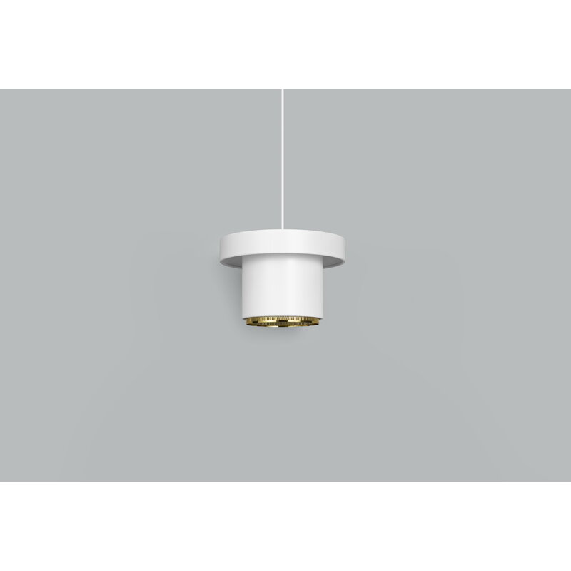 Artek|Ceiling lamps, Pendant lamps|A201 pendant, white - brass