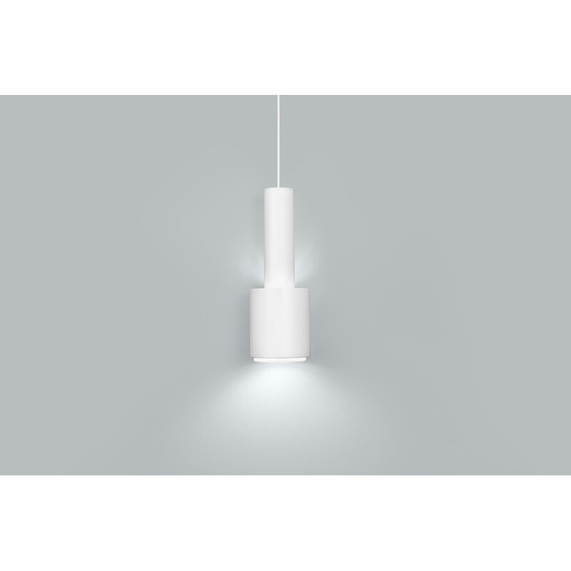 Artek|Ceiling lamps, Pendant lamps|Aalto pendant A110 "Hand Grenade", all white