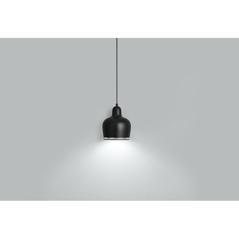 Artek|Ceiling lamps, Pendant lamps|Aalto pendant A330S "Golden Bell", black