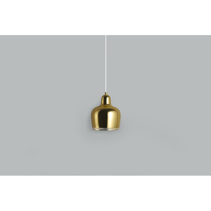 Artek|Ceiling lamps, Pendant lamps|Aalto pendant A330S "Golden Bell", brass