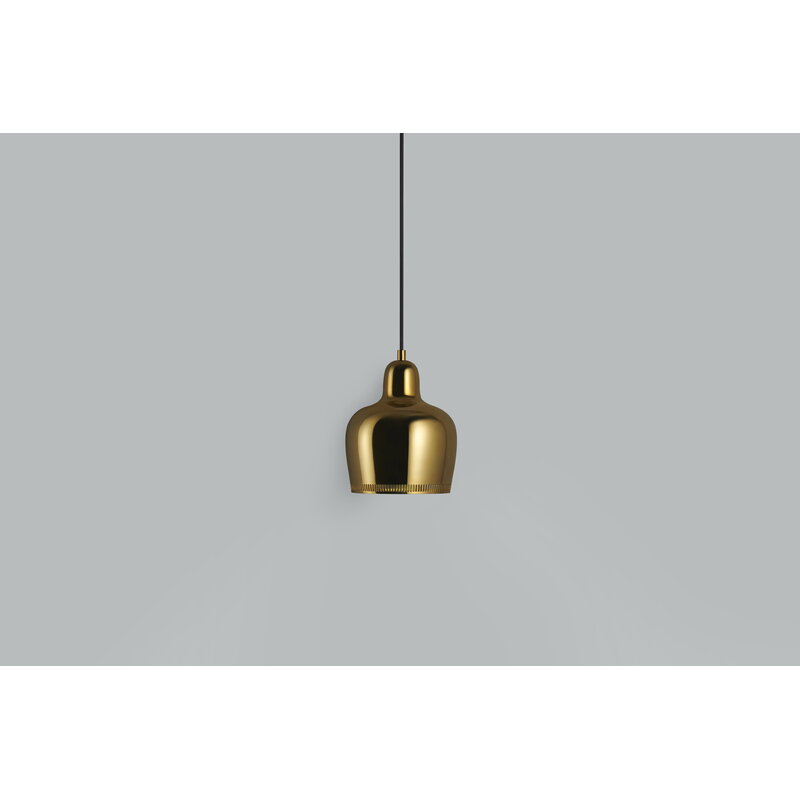 Artek|Ceiling lamps, Pendant lamps|Aalto pendant A330S "Golden Bell Savoy", brass