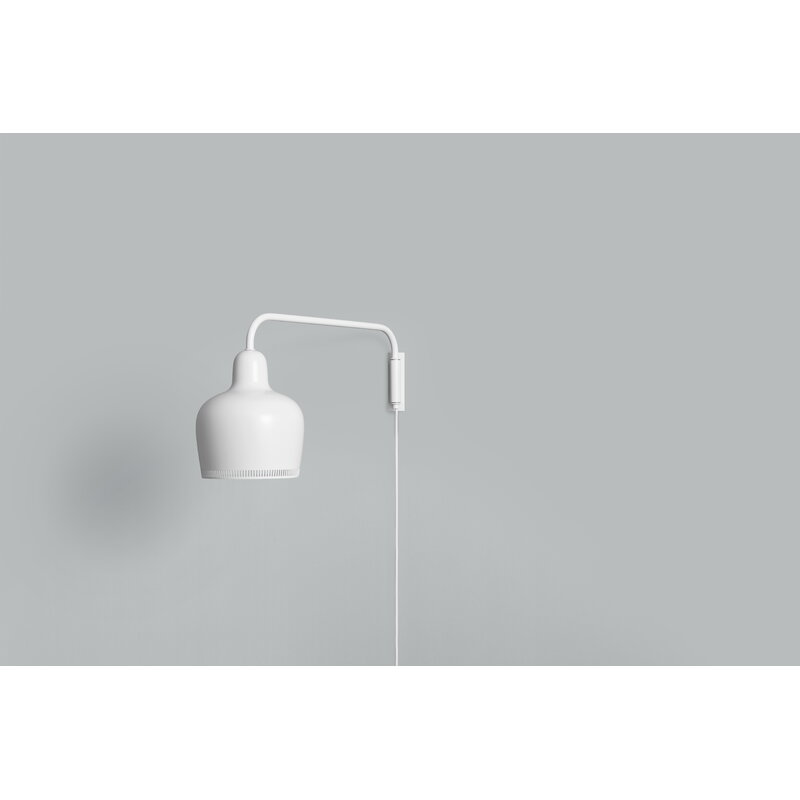 Artek|Wall lamps|Aalto wall lamp A330S "Golden Bell", white