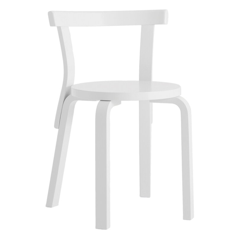 Artek|Chairs, Dining chairs|Aalto chair 68, all white