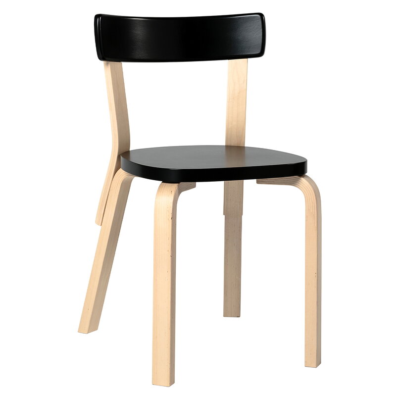 Artek|Chairs, Dining chairs|Aalto chair 69, black