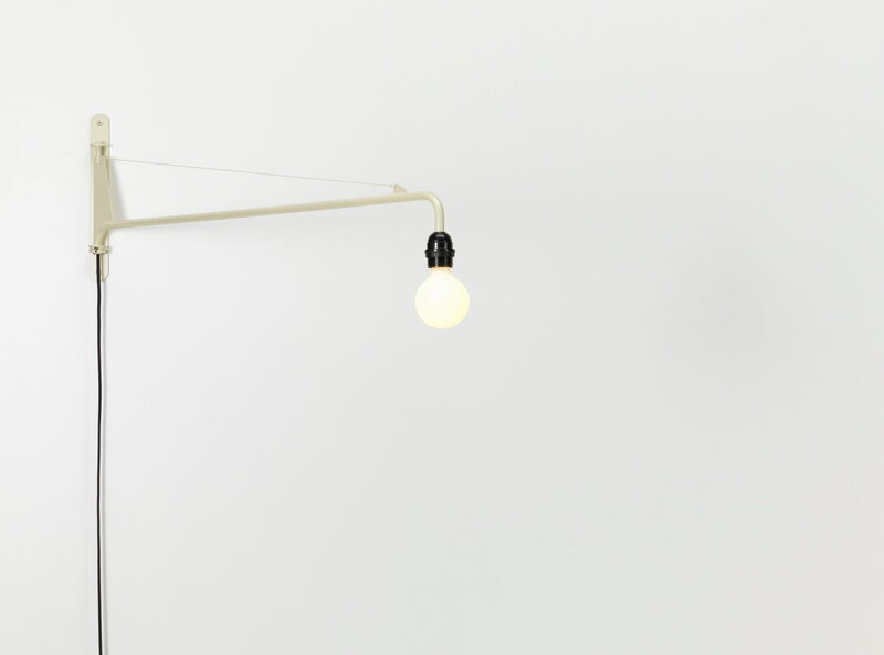 Vitra Petite Potence wall lamp, Prouvé Blanc Colombe | One52 Furniture