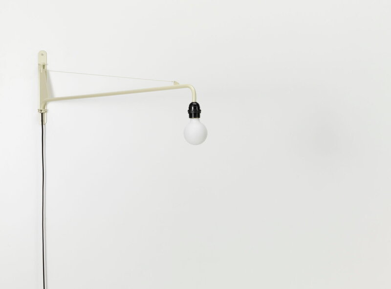 Vitra Petite Potence wall lamp, Prouvé Blanc Colombe | One52 Furniture