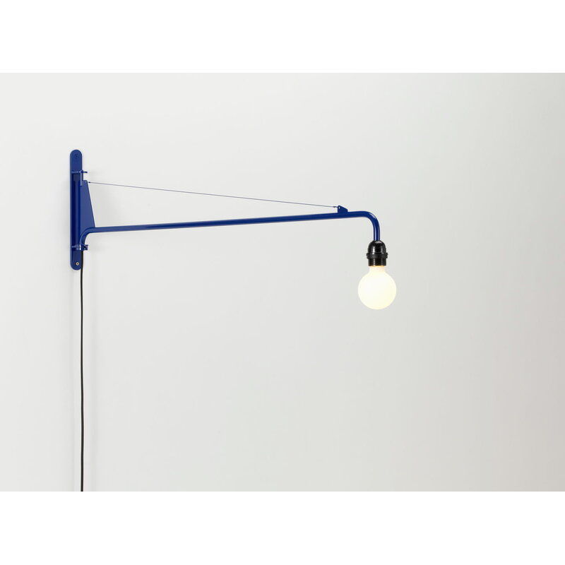 Vitra Petite Potence wall lamp, Prouvé Bleu Marcoule | One52 Furniture