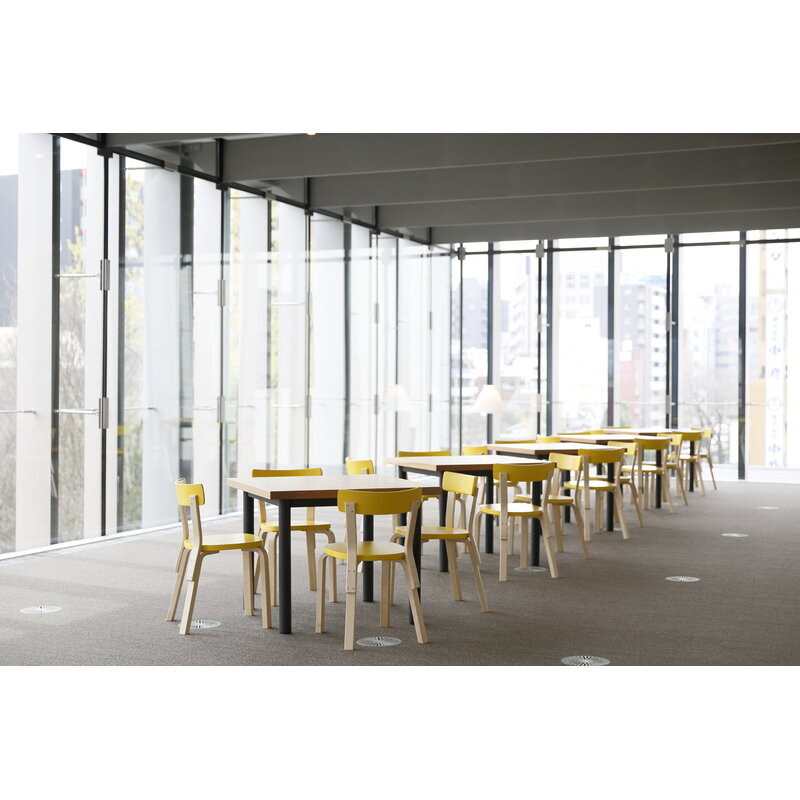 Artek|Chairs, Dining chairs|Aalto chair 69, yellow