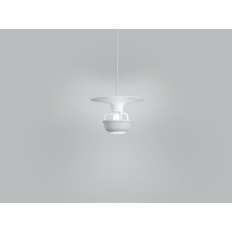 Artek|Ceiling lamps, Pendant lamps|Kori pendant with disc shade, white