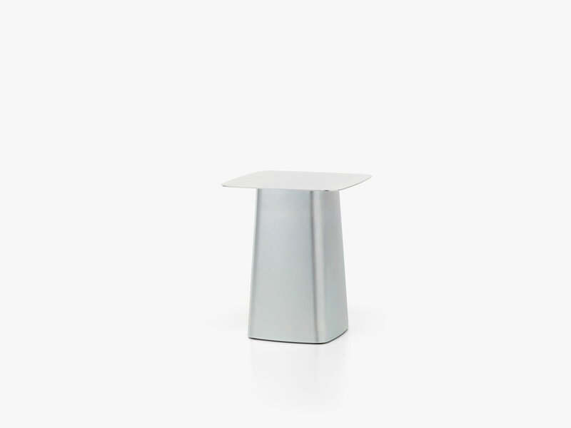 Vitra Metal Side Table, S, galvanized, outdoor | One52 Furniture