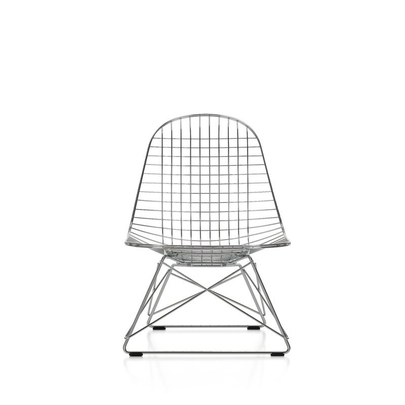 Chrome wire online chair