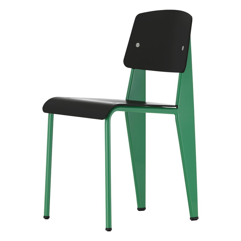 Vitra Standard SP chair, Prouvé Blé Vert - deep black | One52 Furniture