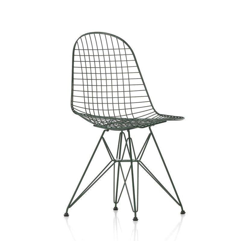 Vitra Wire Chair DKR, dark green | One52 Furniture