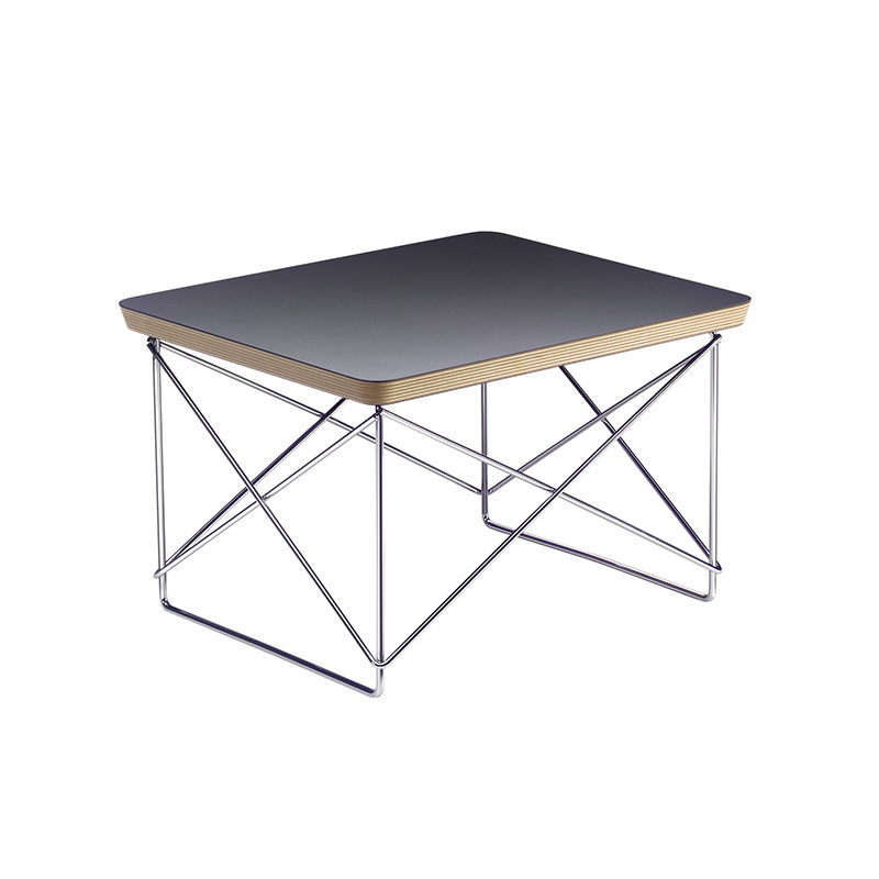 Vitra Eames LTR Occasional table, black - chrome | One52 Furniture