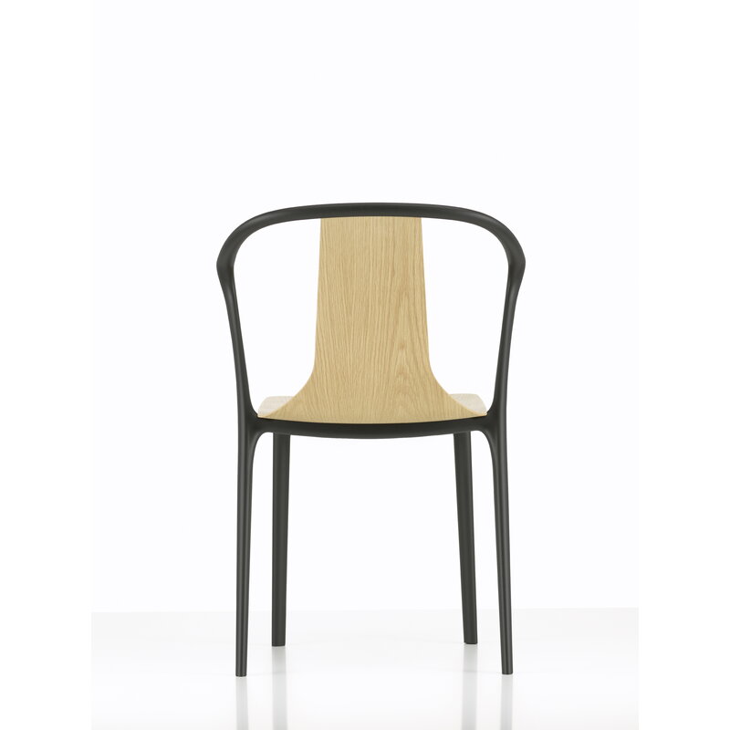 Vitra Belleville armchair, oak - black | One52 Furniture