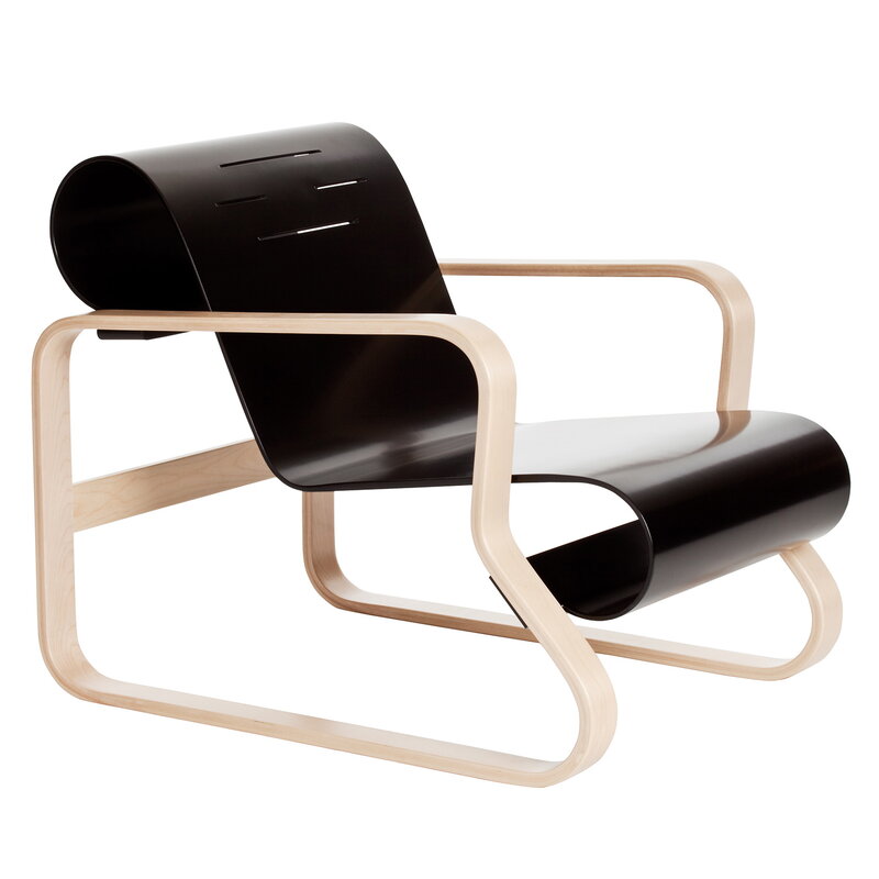 Artek|Armchairs & lounge chairs, Chairs|Aalto Armchair 41 "Paimio", black