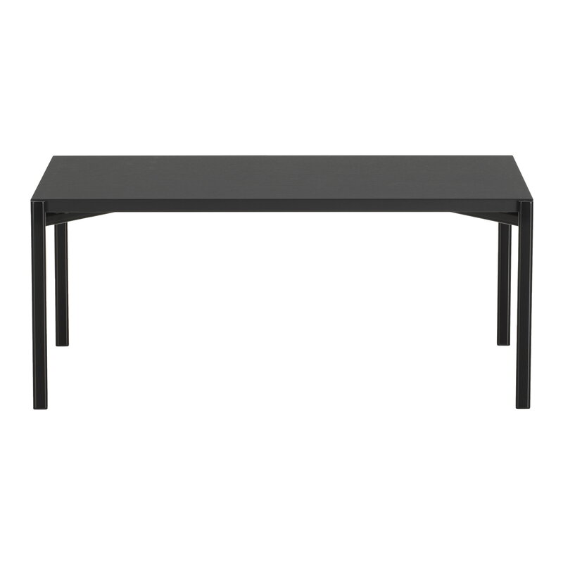 Artek|Coffee tables, Tables|Kiki low table, 100 x 60 cm, black - black linoleum