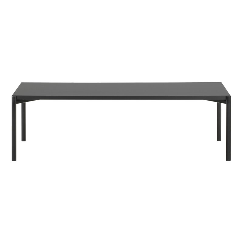 Artek|Coffee tables, Tables|Kiki low table, 140 x 60 cm, black - black linoleum