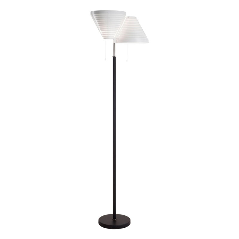 Artek|Floor lamps|Aalto floor lamp A810, stainless steel