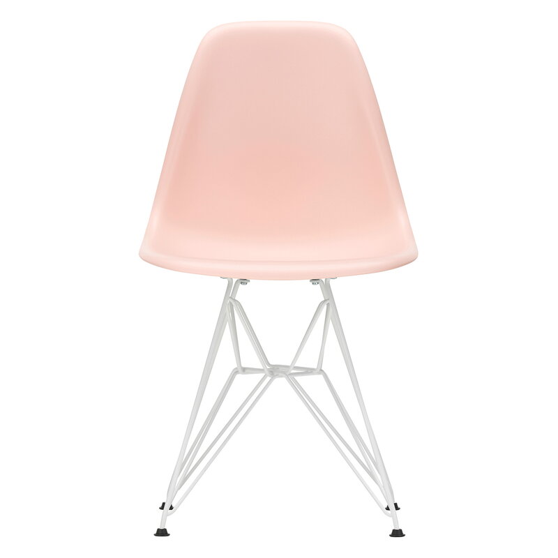 Vitra Eames DSR chair, pale rose - white | One52 Furniture