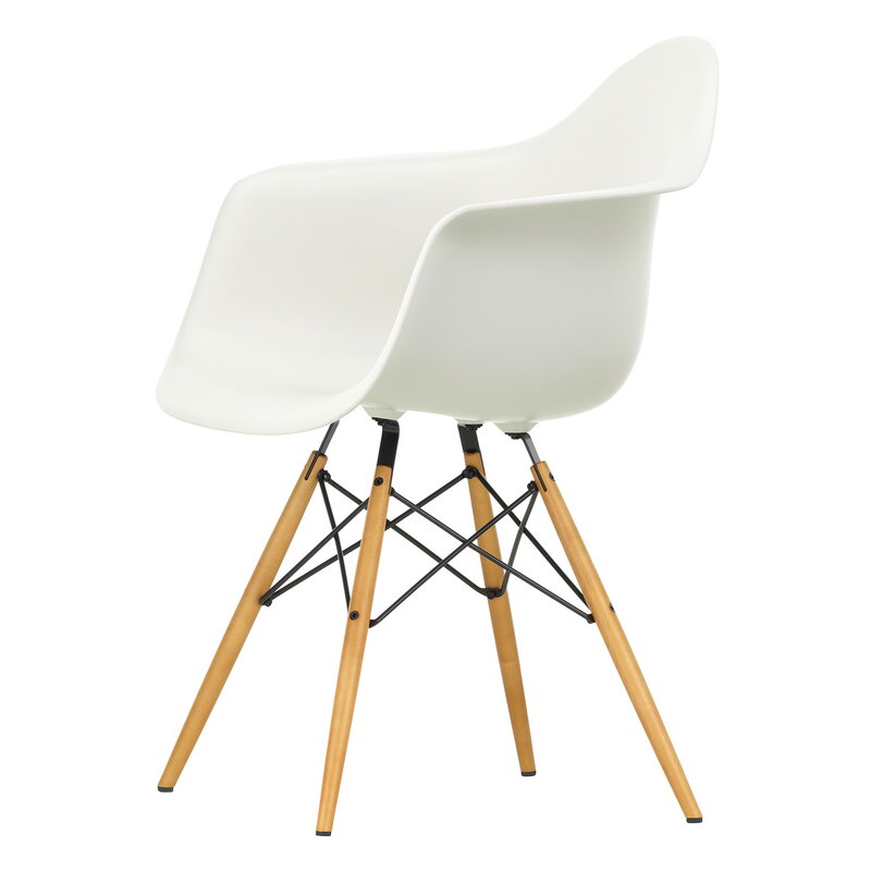 Vitra Eames DAW chair, white - maple | One52 Furniture