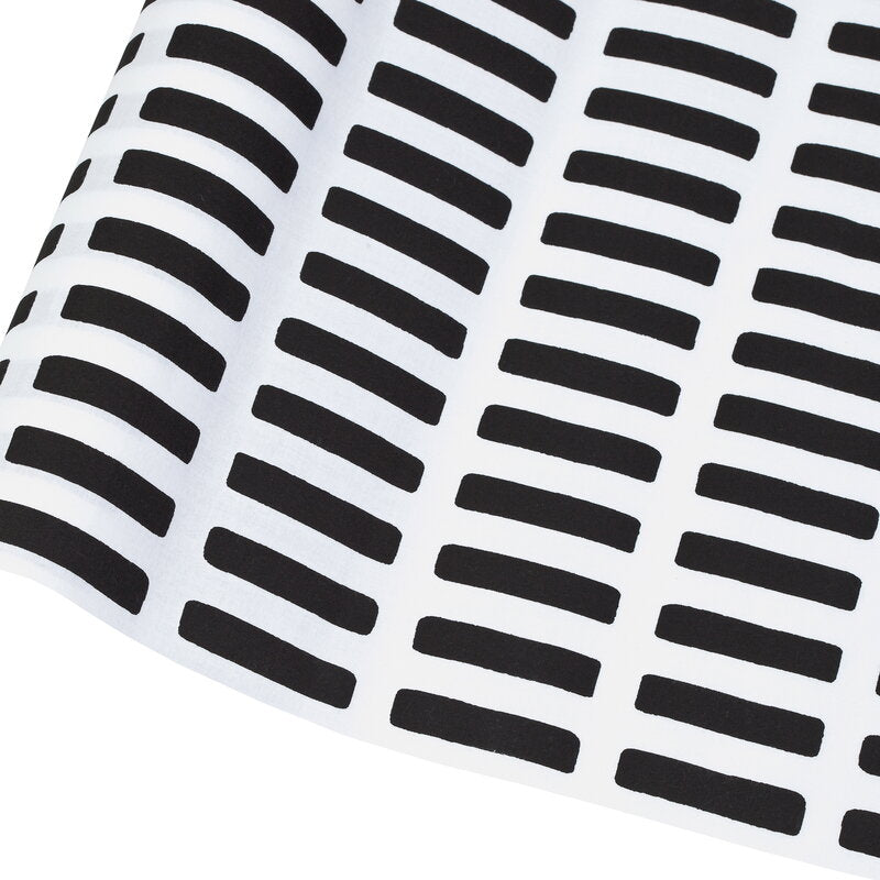 Artek|Artek fabrics, Fabrics|Siena acrylic coated fabric, 145 x 300 cm, white - black