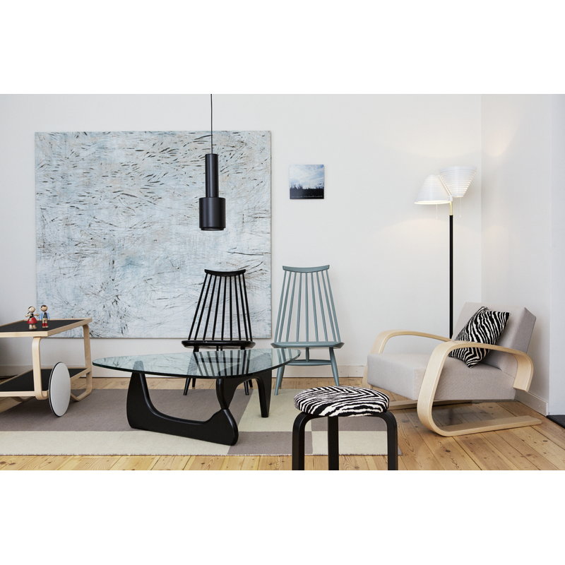 Artek|Ceiling lamps, Pendant lamps|Aalto pendant A110 "Hand Grenade", all black