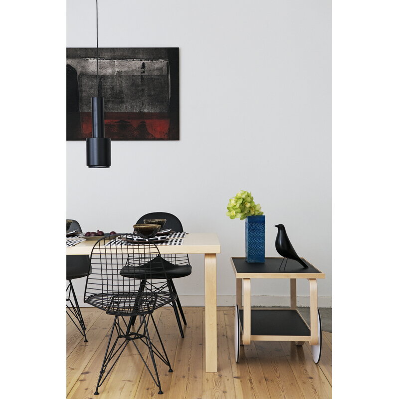 Artek|Ceiling lamps, Pendant lamps|Aalto pendant A110 "Hand Grenade", all black