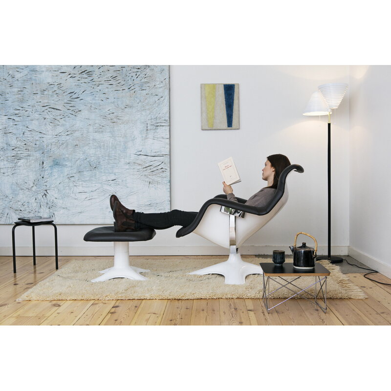 Vitra Eames LTR Occasional table, black - chrome | One52 Furniture